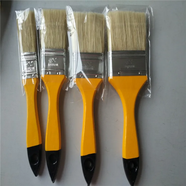 factory direct selling Philippines cheap wood handle paint brushes for wall paint tools
