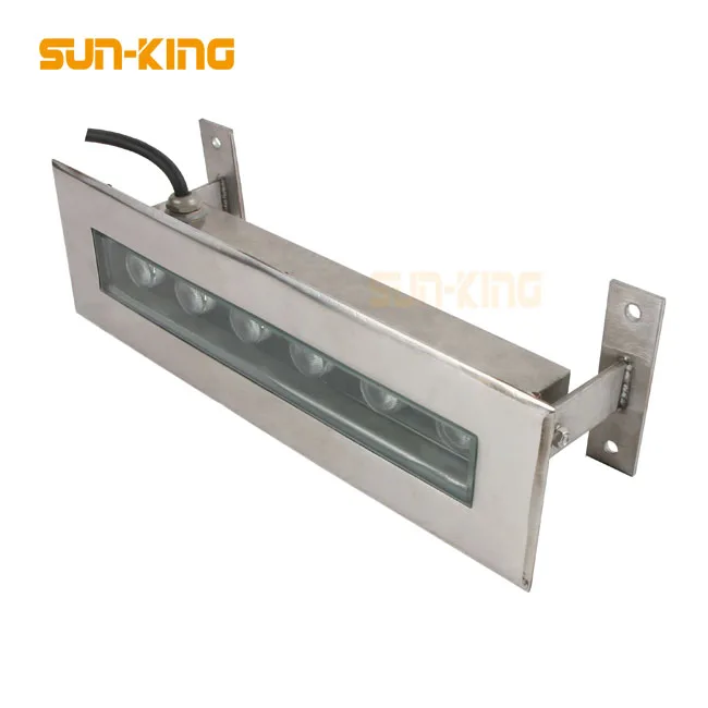 decorative pond exterior 300mm 600mm stainless steel fountain light dmx underwater lamp 6W 18W