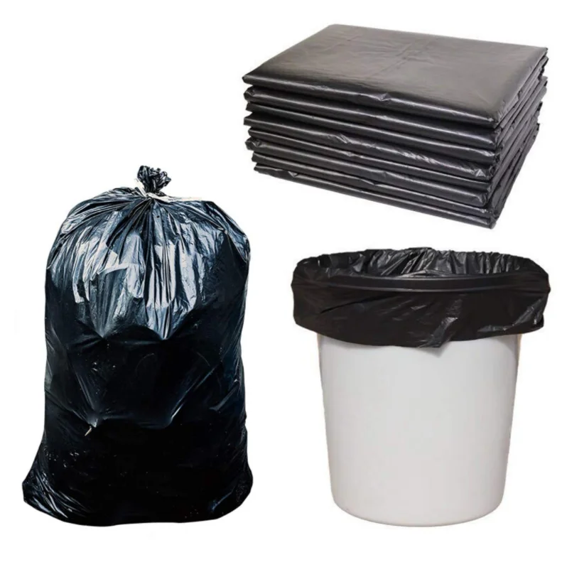
Plastic Black Garbage bags manufacturing Pack of 100 Extra Heavy Duty Black Bin Bags 