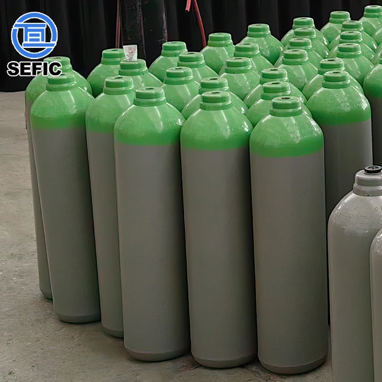20L CO2/Nitrogen Gas Cylinders For Industrial Oxygen Argon Helium Hydrogen Acetylene Gas Cylinder
