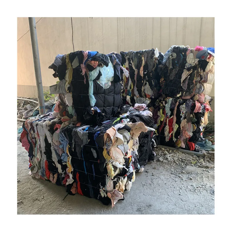 grade c second hand clothes Cheap Used Clothes Rags for Industrial Cotton Wiping Rags