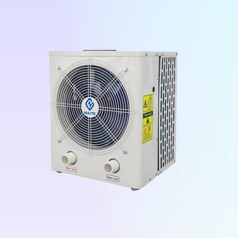nulite r32 mini heat pump pool heater  5-25m3 suited for New Zealand Austria Thailand Malaysia Dubai zwembad warmtepompen