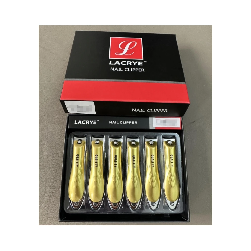 LACRYE Nail Clipper Cheap Price Hot Sale Portable Nail Cutter Factory Wholesale Stainless Steel Splash Proof Nail Clippers