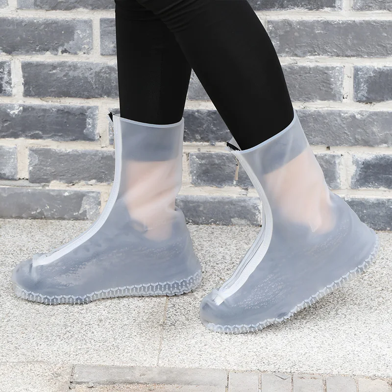 Factory Wholesale silicone boots rain boots women transparent rain boots