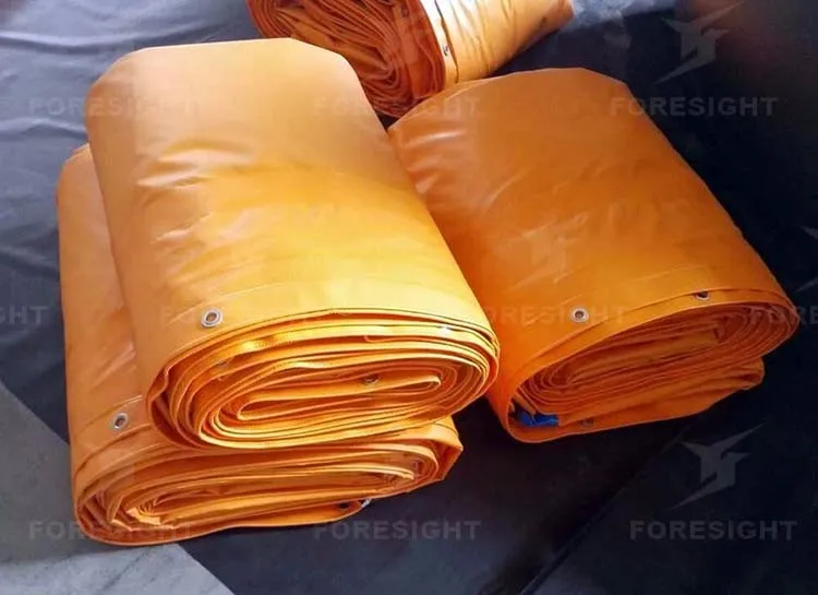 hot sell 2500mm zipper yellow lay flat PVC mining tunnel ventilation duct manufactory
