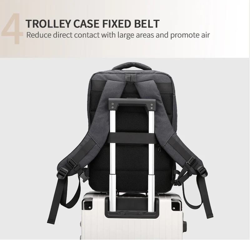 FULIYA New 15.6 Inch Computer Back Pack for Man Waterproof Designer High Quality Bag USB Laptop Backpacks