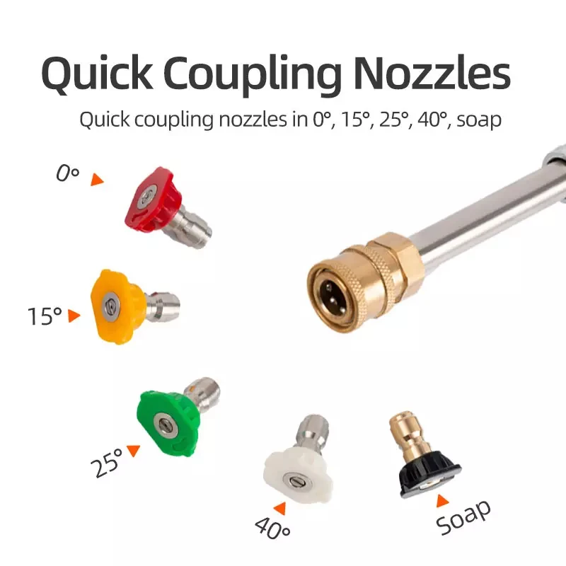 SPS 5000 PSI 350 BAR Pressure Washer Wand Car Wash Pressure Gun With Extension Wand