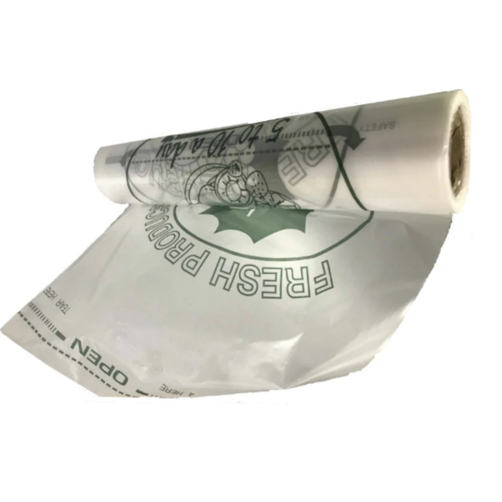 Wholesale disposable china plastic roll bag clear