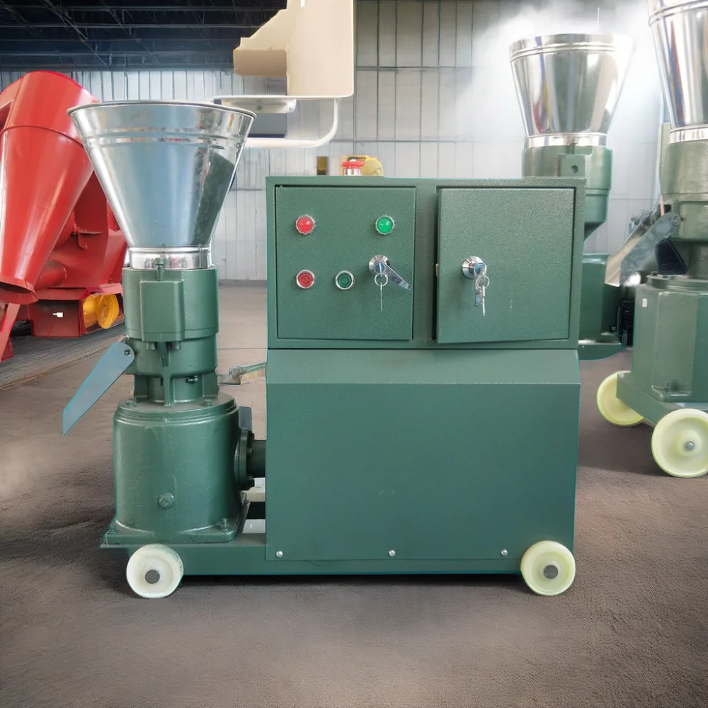 2024R High Productivity Poultry Feed Pellet Making Machine Used Seed Pelleting Machine with Reliable Engine Gear Farms Home Use