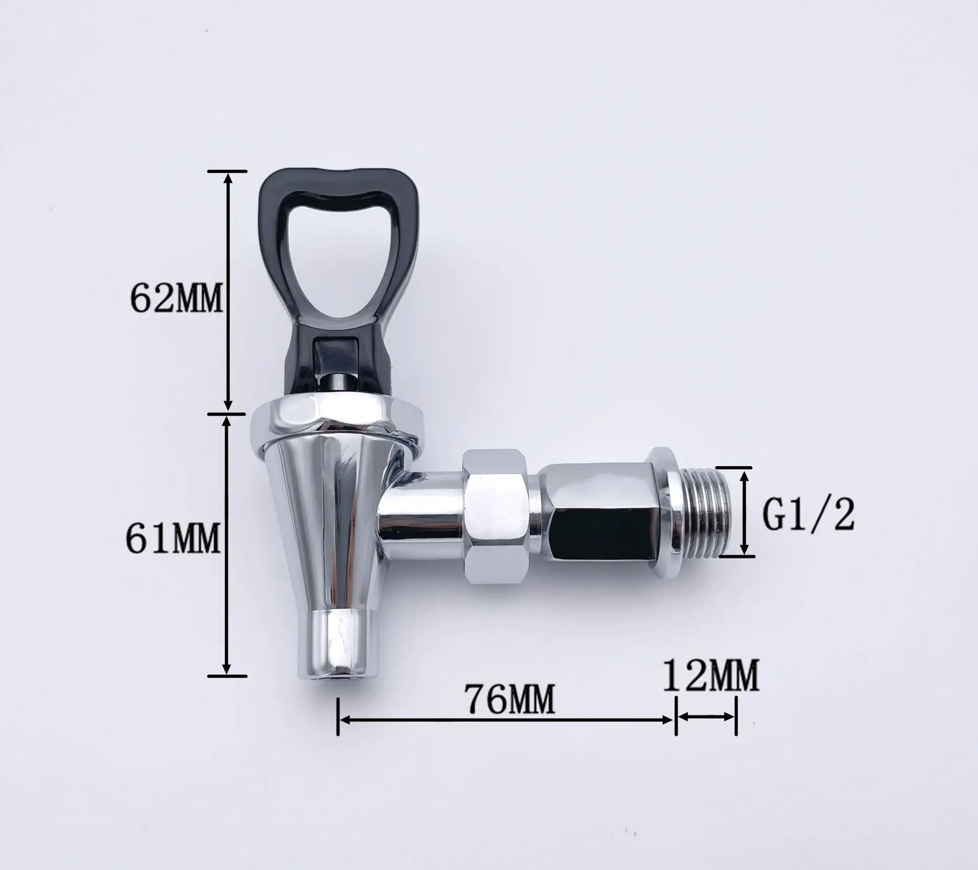 1/2 inch water gauge boiler faucet commercial  aluminum water gauge faucet