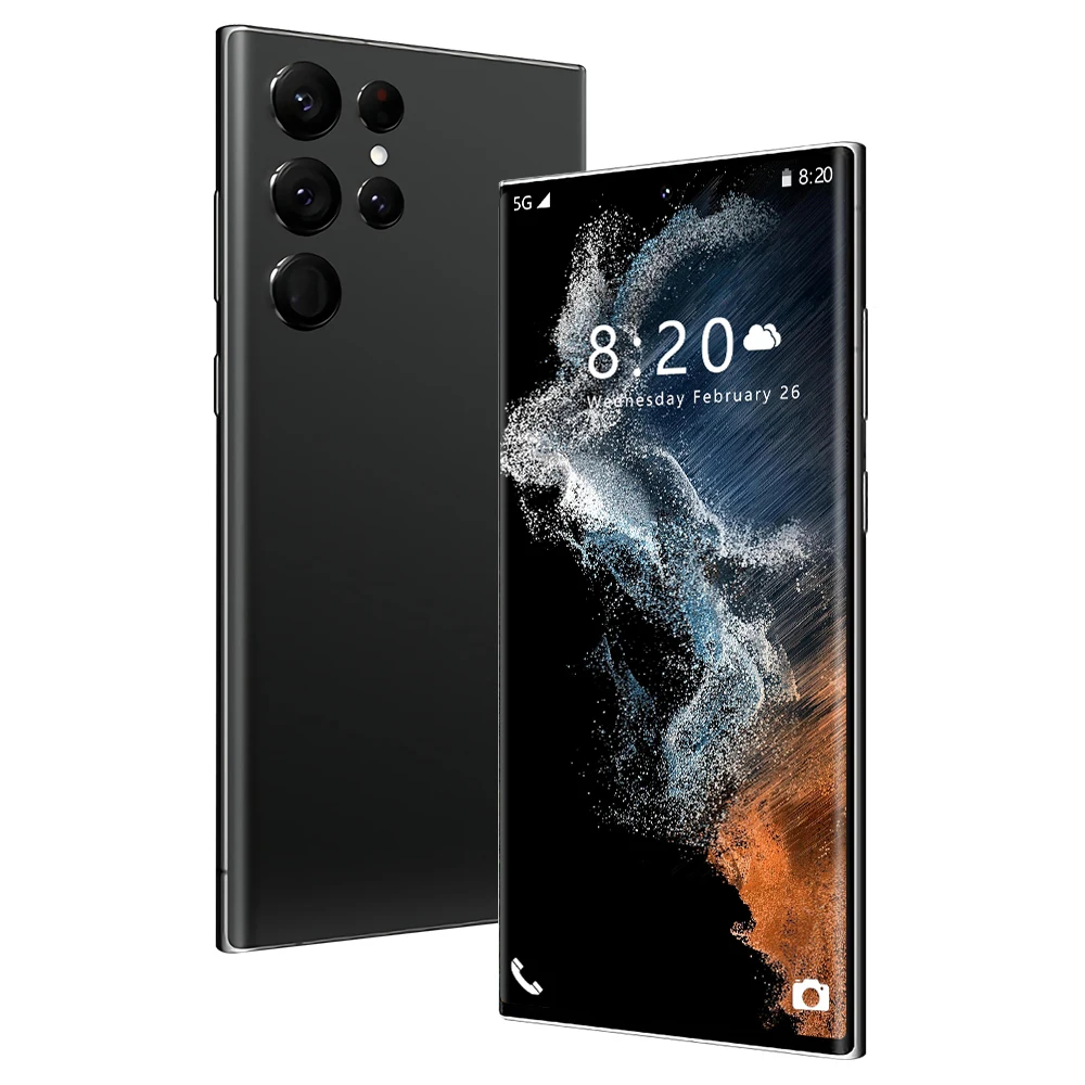 Hot Selling 2022 NEW Galaxy S22 Ultra 5g Phone 7.3 Inch 16Gb + 1Tb Android Smartphone Android 12.0 Mobile Phones