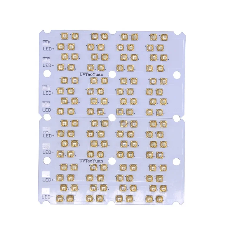 High Power Radiant LED UV Light Deep UVC LED Array Module with 60degree Quartz Glas Source SMD3535 265nm 275nm 280nm 285nm 295nm