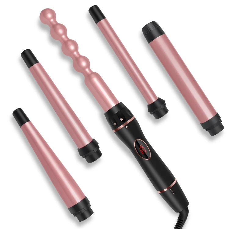 
5 in 1 Ceramic Hot Tools Curling Iron Set 