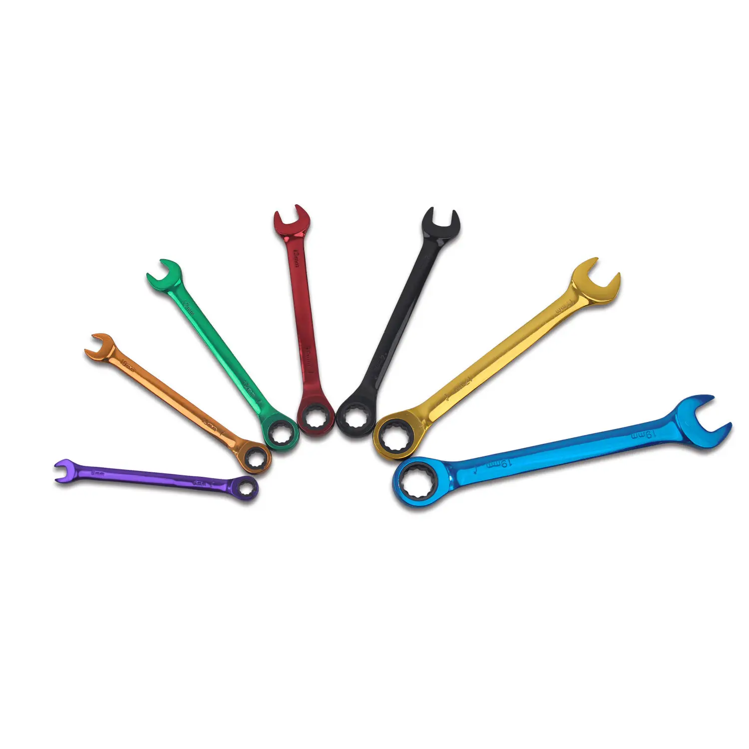 Colored 72th Ratchet wrench quick dual-use automatic auto repair hardware tool set labor-saving wrench