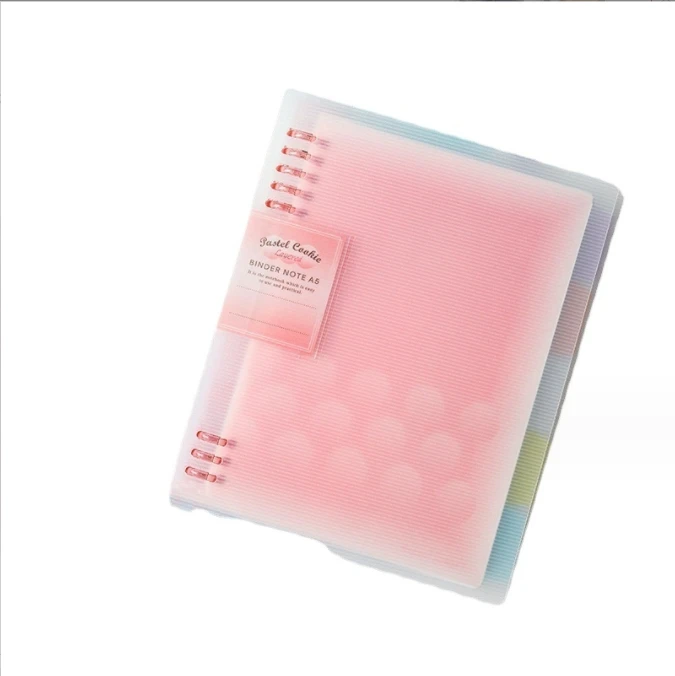 2024 New Sale High Quality Office School Notebook Colorful Loose Leaf Removable Coil Book