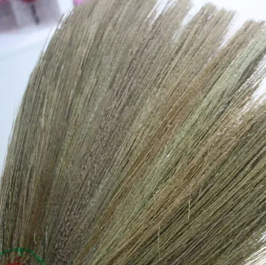 Wholesale grass soft broom household sweeping powder broom natural grass broom
