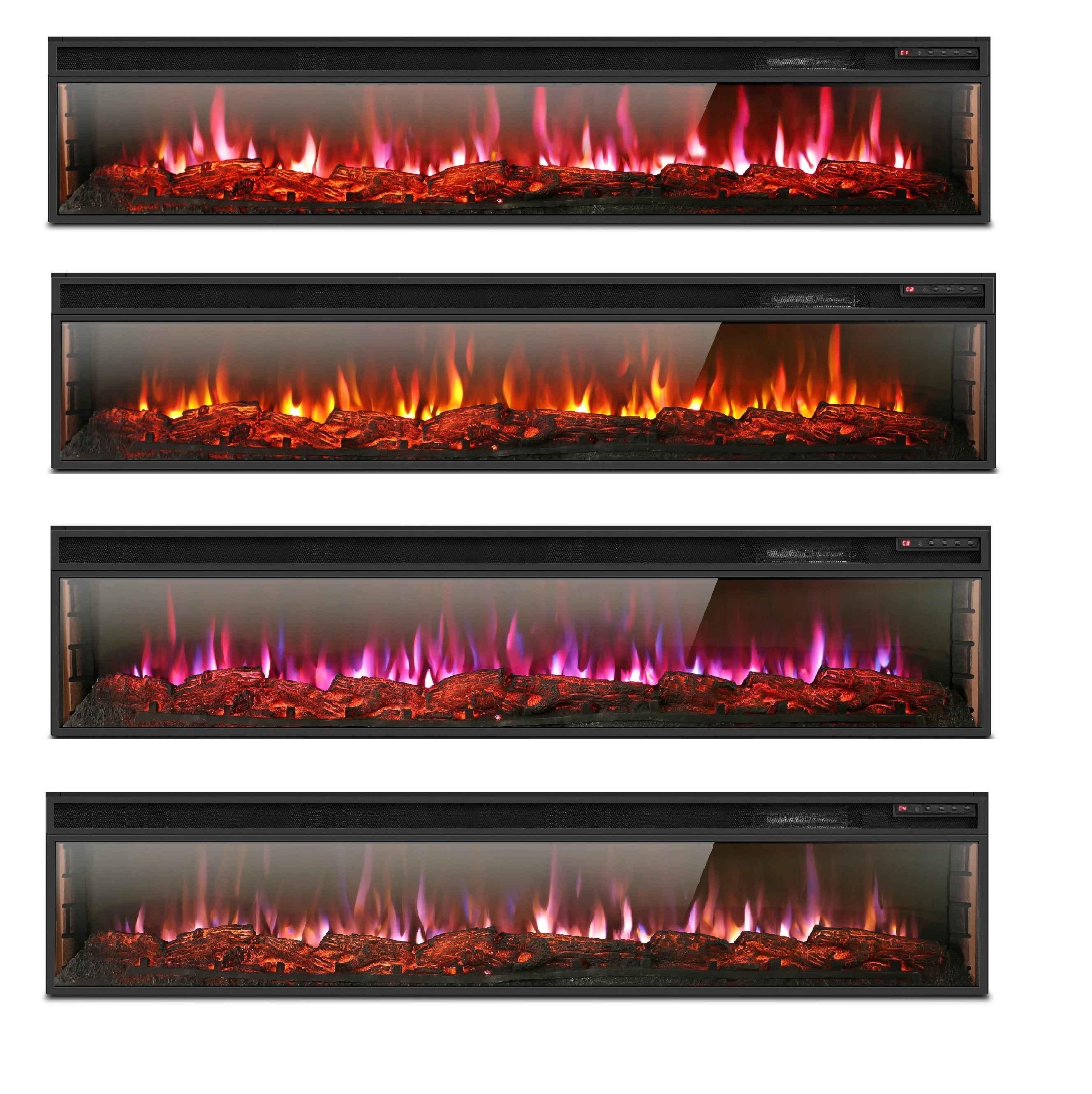 Fireplace supplier log decor flame 72 inch competitive price 1200mm manual 3d electric fireplace