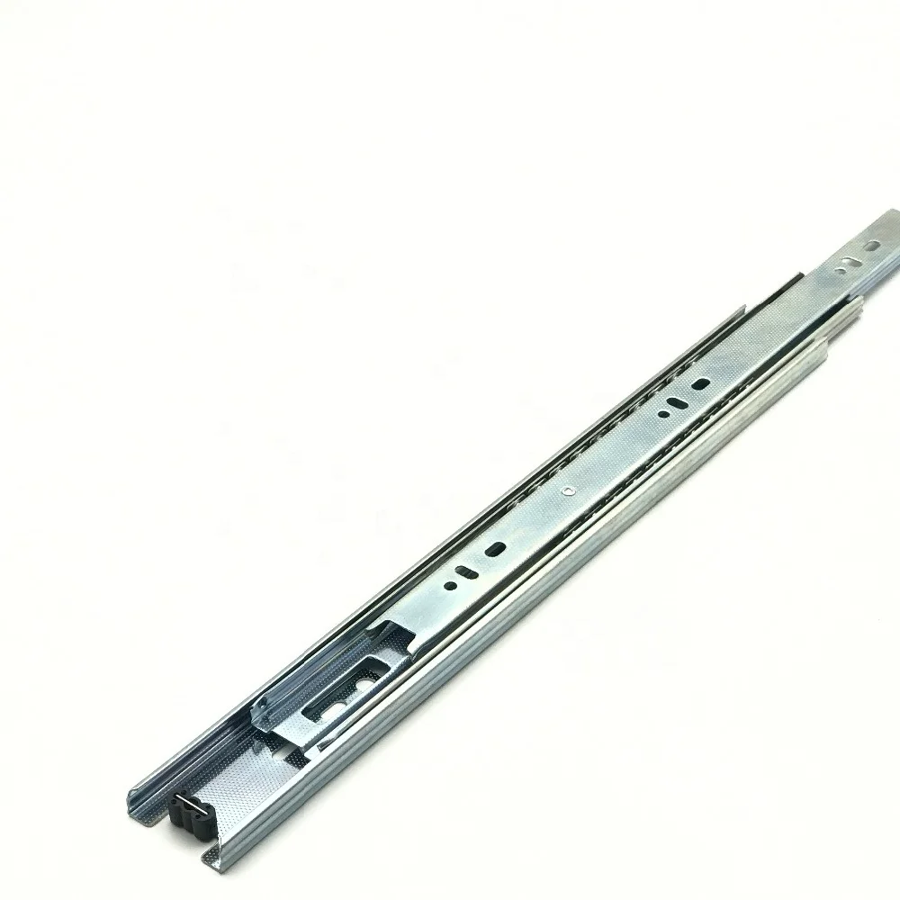 Полная телескопическая направляющая Выдвижная металлическая мебель шарикоподшипник скольжения