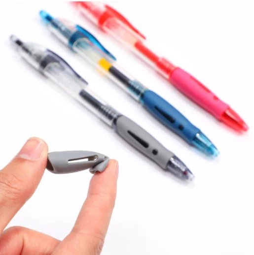 Retractable Gel Pen Office Supplies Plastic Gel Ink Pen (3colors)
