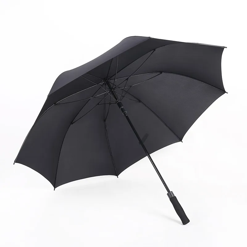 OEM and ODM 30 inch 8 Rib Golf Straight Umbrella With BSCI Standard Automatic Opened and Manual Closed Umbrellas