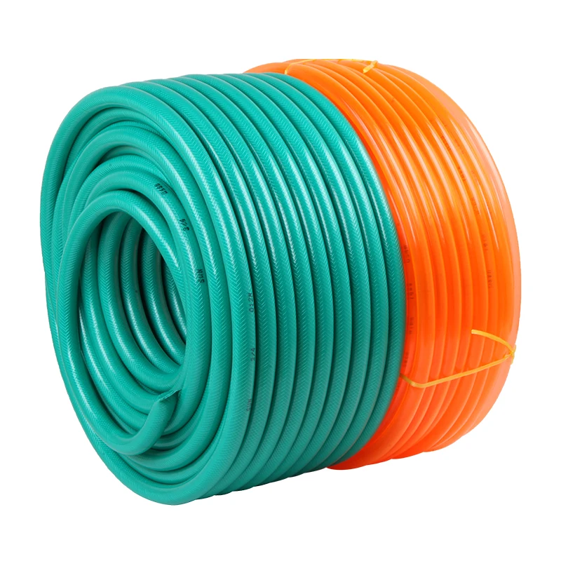 Factory Supply Plastic Soft Transparent Fuel Hose PVC Fiber Braided Reinforced Water Hose