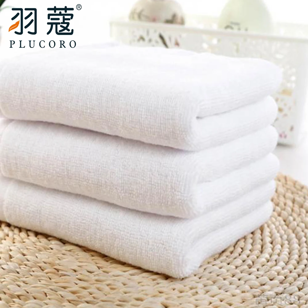 100% Cotton Terry Hotel Face Towel Set Five Star Hotel Supplier Cotton White Towel