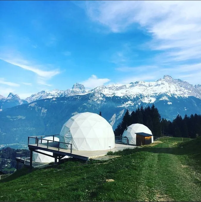 Наружные 4 м садовые геодезические купольные палатки Igloo Glamping в