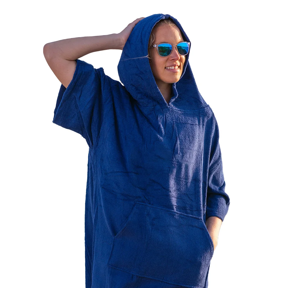 SHERO SURF Top Selling Products in Alibaba Cotton Surf Poncho Surfing Poncho Zipper
