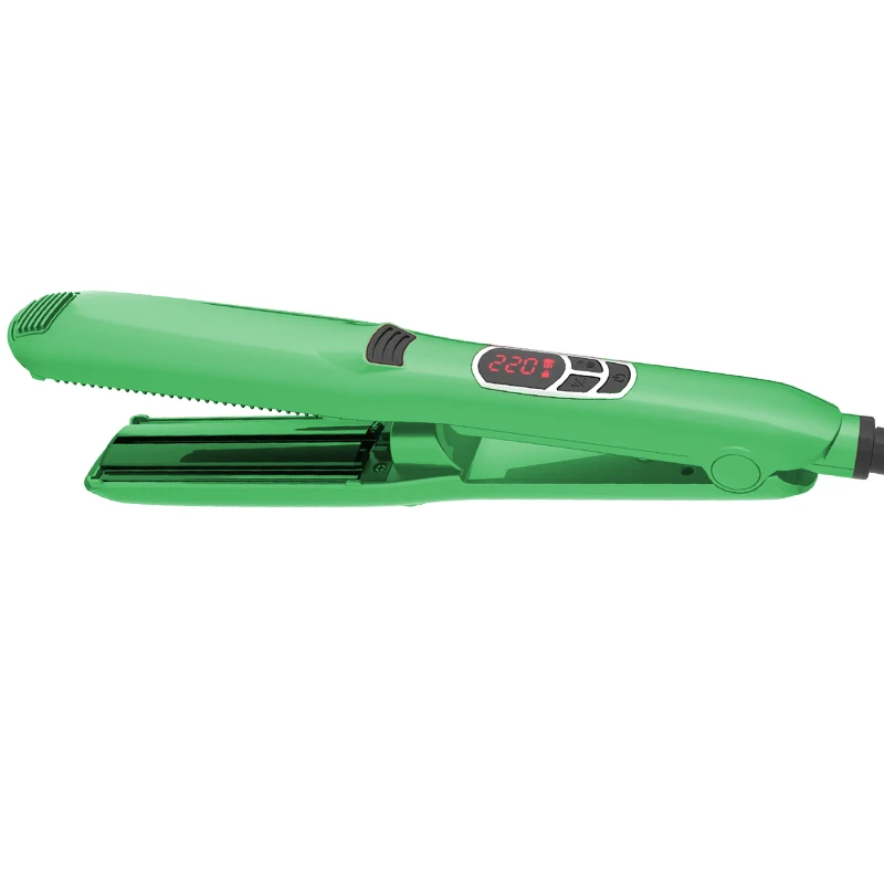 3D Floating plates titanium  ceramic Steam Hair Straightener