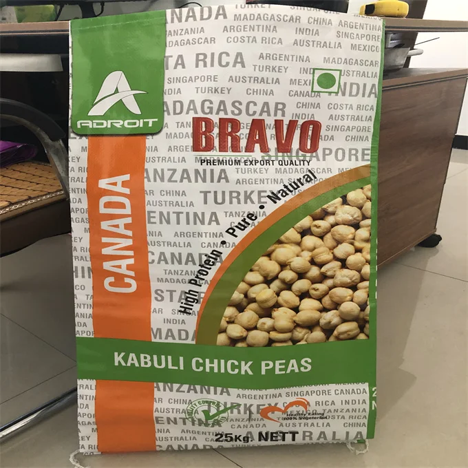 food grade pp woven bags for grain bean soil wheat corn flour maize meal basmati rice packaging bag 25kg 50kg