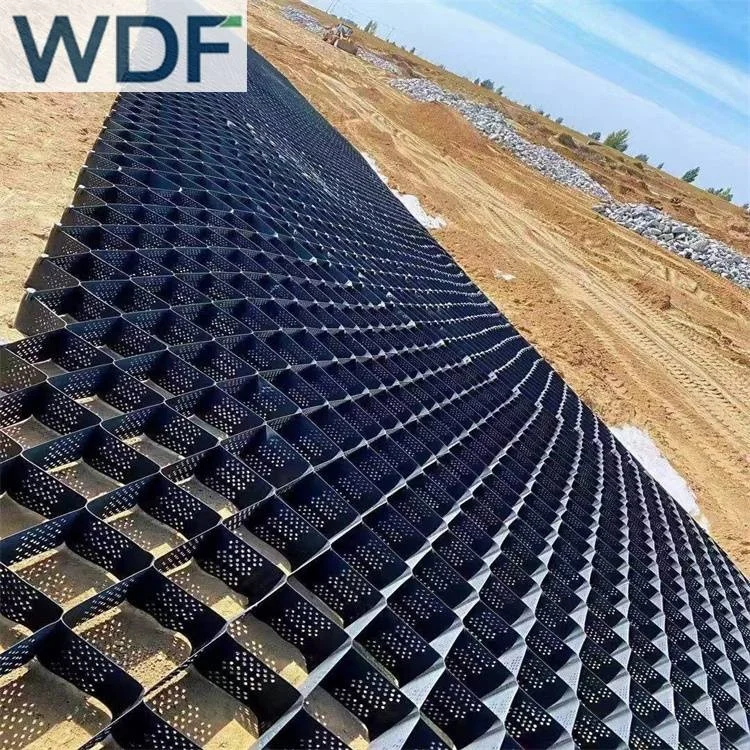 hdpe geocell for road 50mm height Geo cell gravel driveway grid stabile gravel stabile Paver Geocells Price