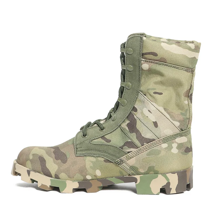 TSB106 CP camouflage multicam Panama jungle boots with panama classical rubber out sole jungle boots