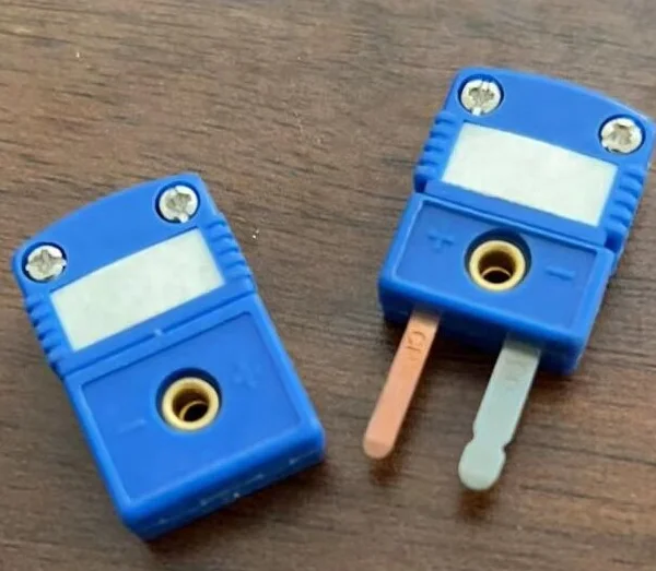 Miniature Panel Mount K-type Thermocouple Socket Plug Connector