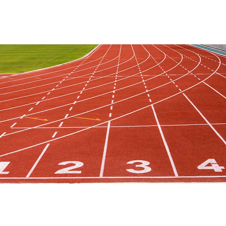 EPDM rubber flooring for PU running track system sport field