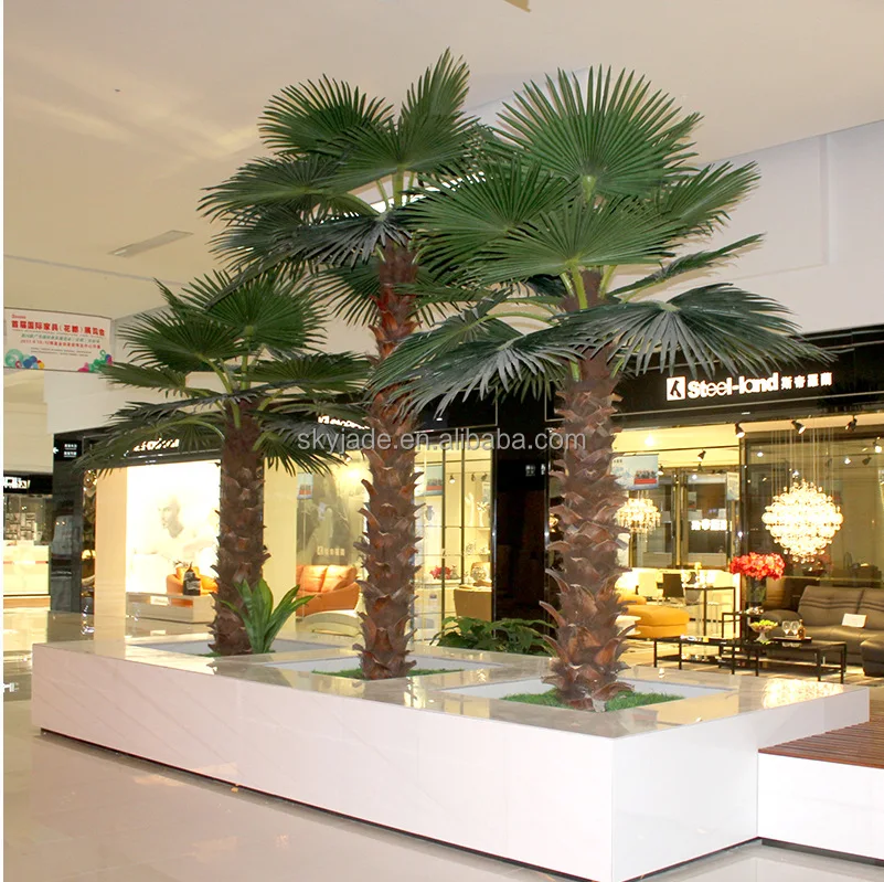 Factory Wholesale Custom 3m 4m 5m 6m 7m 8m 9m 10m 15m 20m Wind Resistant Big Coconut Fake Outdoor Large Artificial Palm Tree