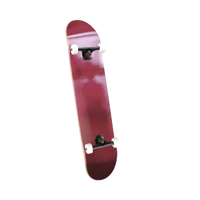 2022 New Fashion Foil Color Carbon Fiber plus Maple Wood Skate Board in Old School Skateboard type