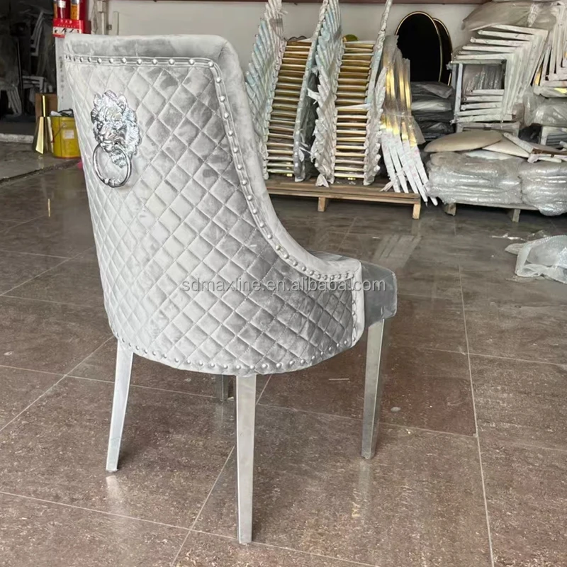 Modern Dining Chairs Home Velvet Wedding Leisure Restaurant Hotel Chairs