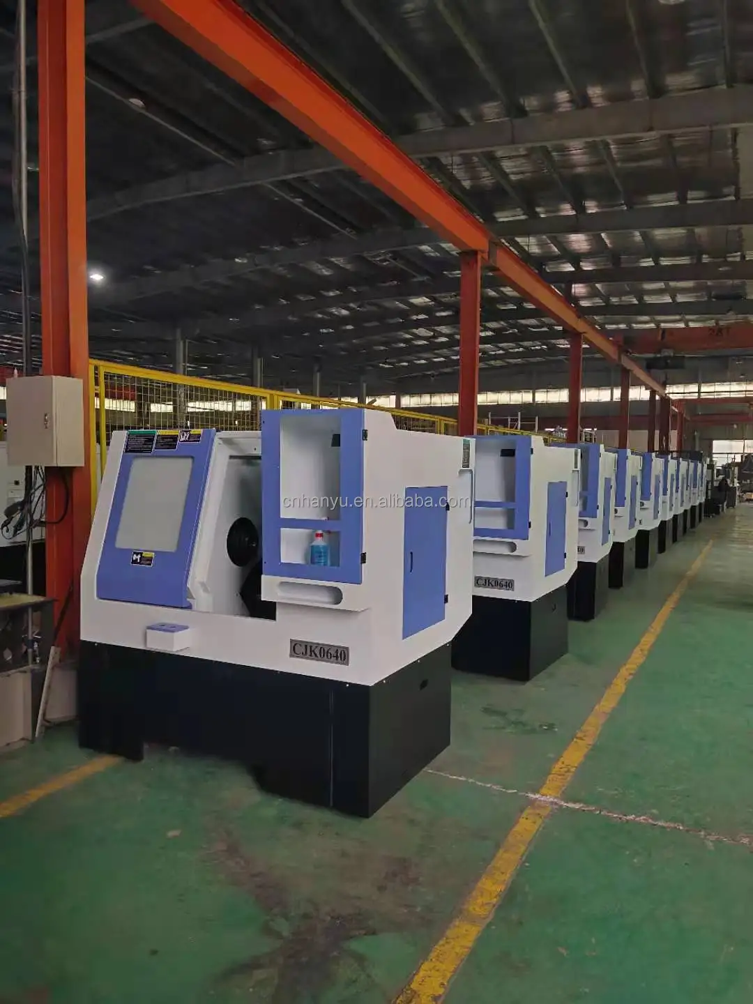 CNC  machine tool with high and low rail inclined bed turret HY-T36