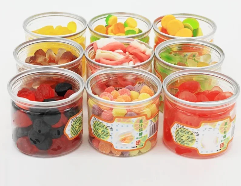 Orange VC Multivitamin Vitamin C Gummies Candy Private Label Dietary Supplement Vitamins for Adults Not for Kids Bottled Fudge