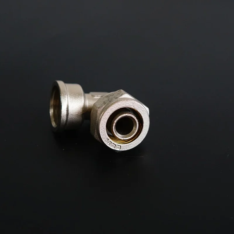 multilayer pex pipe fitting brass  32mm silver colour reduce elbow brass gas fittings 16mm 20mm