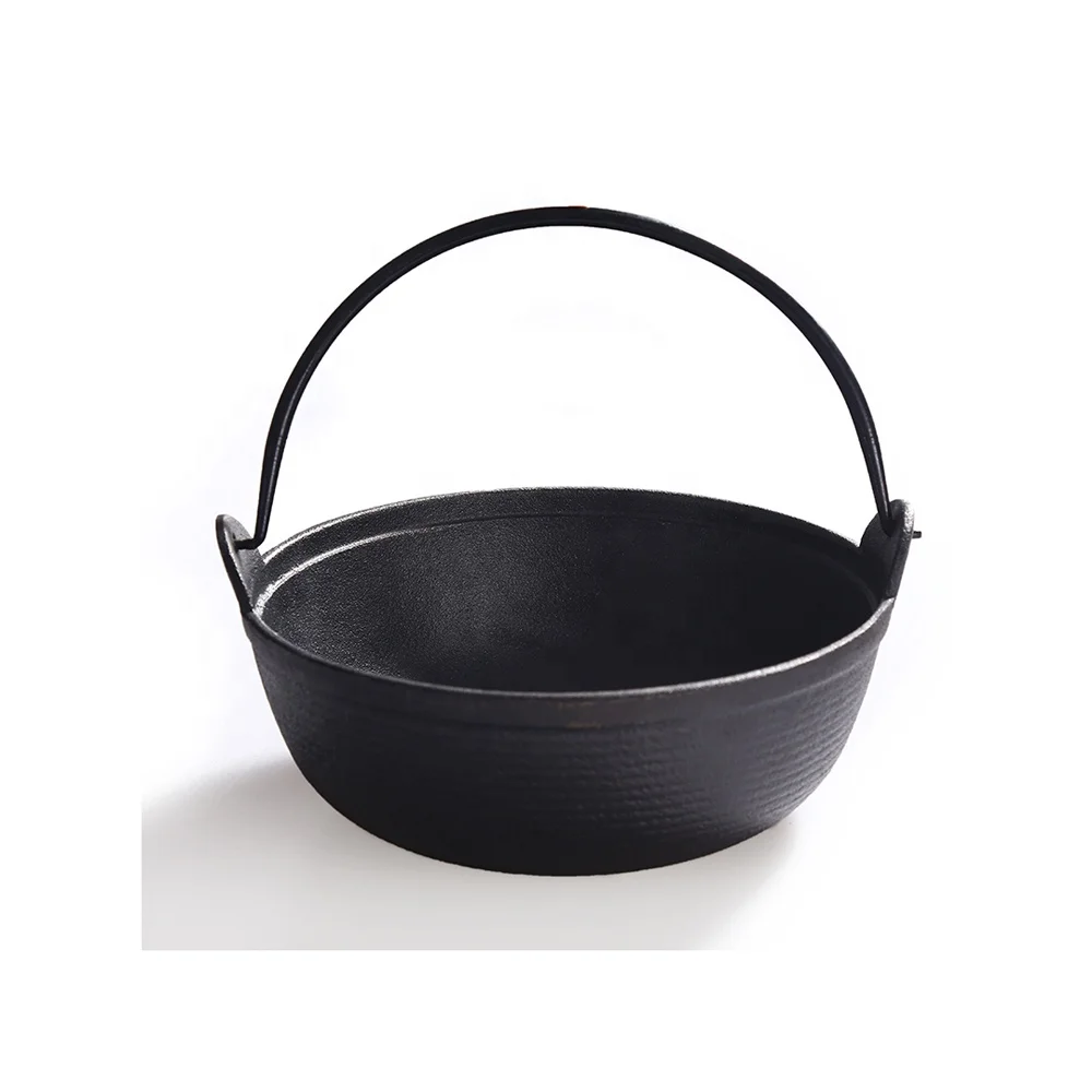 Wholesale Japanese Metal Iron Stew Pot Tonkatsu Cast iron Sukiyaki Nabe