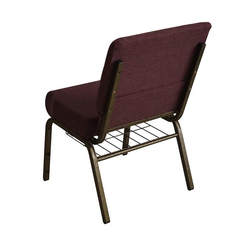 Weekly Deals Factory sale church chair stackable cheap padded church chair for dining room furniture