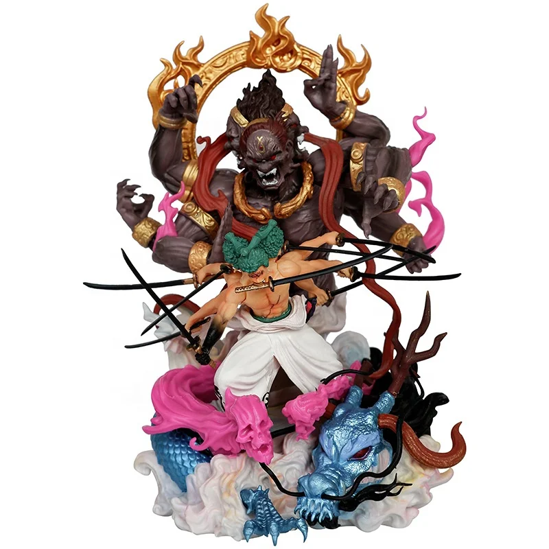 Wholesale Anime Figure 22cm PVC Figures One Pieces Asura Zoro Action Figures