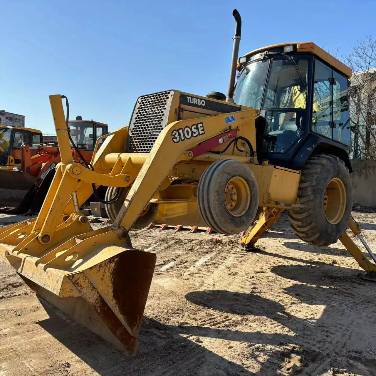Made in USA Used John Deere 310SE Backhoe Loader With Ext Boom