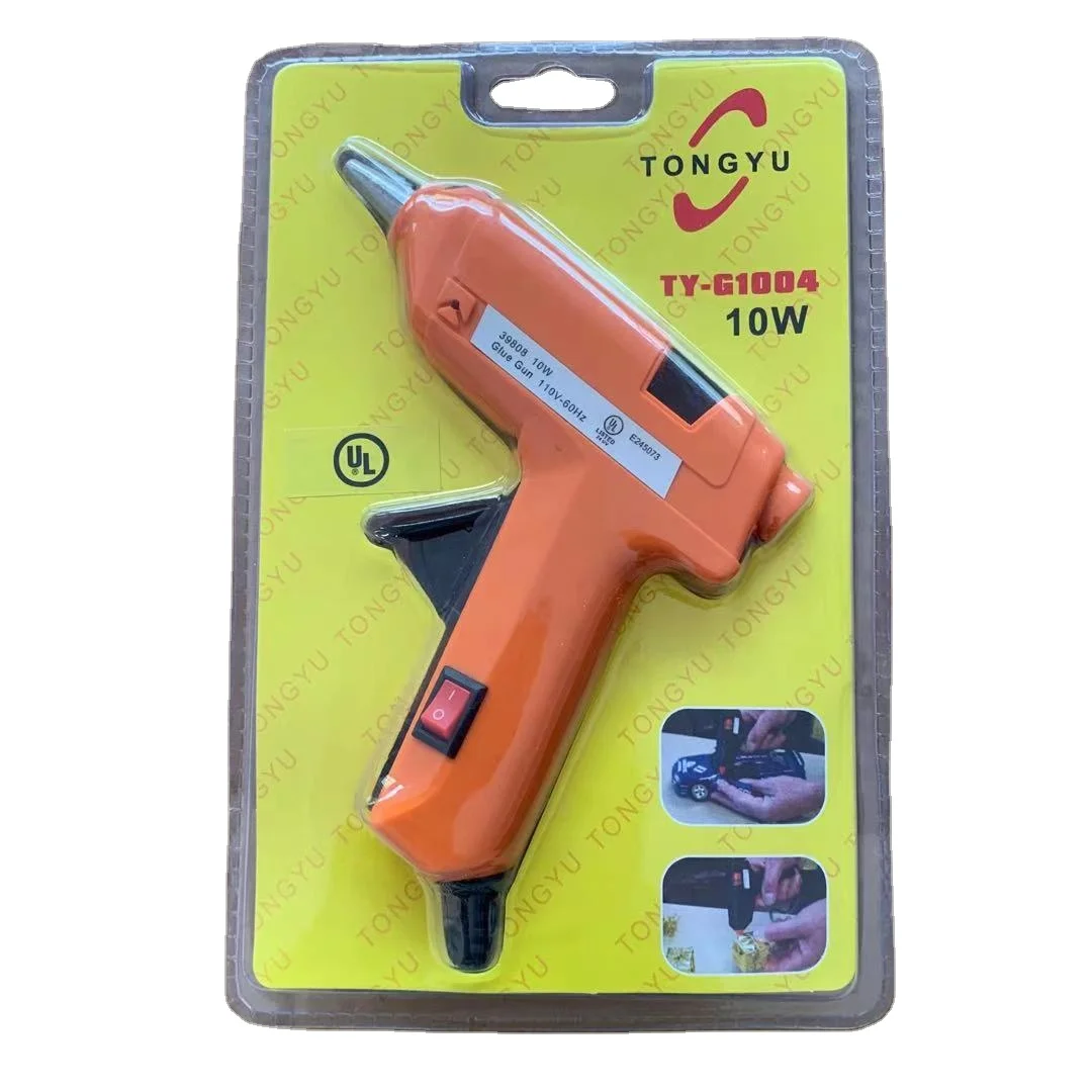 
Professional Mini 10w Hot Melt Glue Gun with Switch EU/US plug Factory Price 