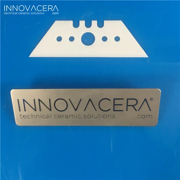 Trapezoid Black Zirconium Oxide Ceramic Blade for Utility Blade