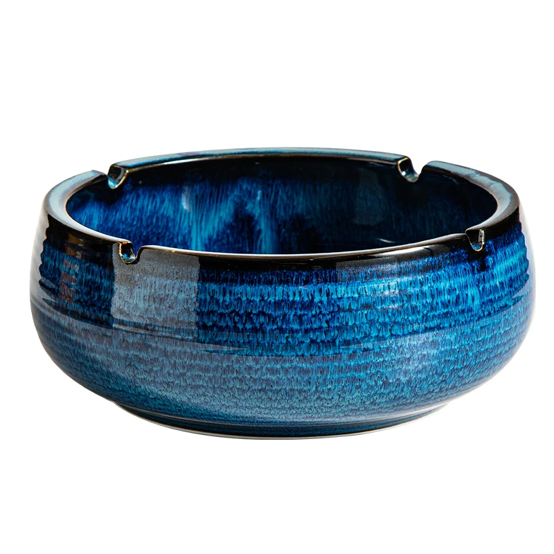 Fashion design modern home restaurant hotel custom ceramic porcelain smoking ashtrays ceramic ashtray