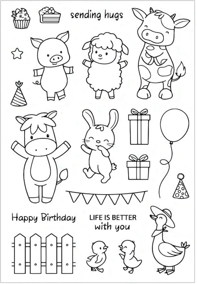 Симпатичные полимерные штампы для изготовления карточек