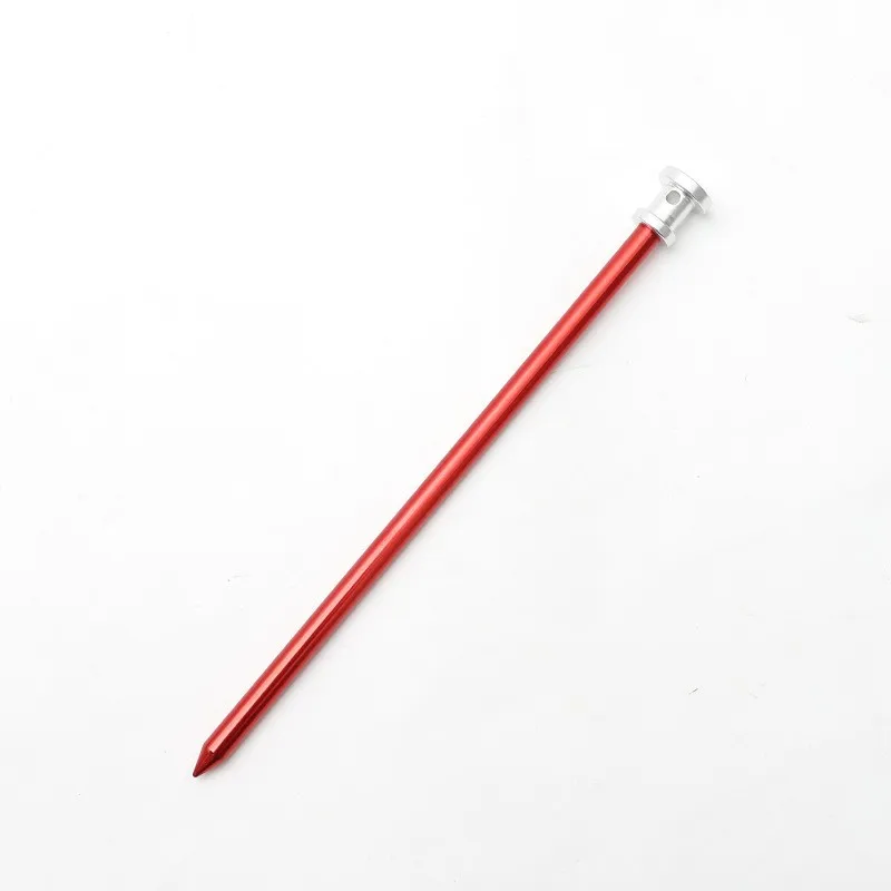 Heavy Duty Metal Tent Pegs Stakes Aluminium Hard Ground Pegs Lightweight Rock Camping Pegs Iron Tent Accessories