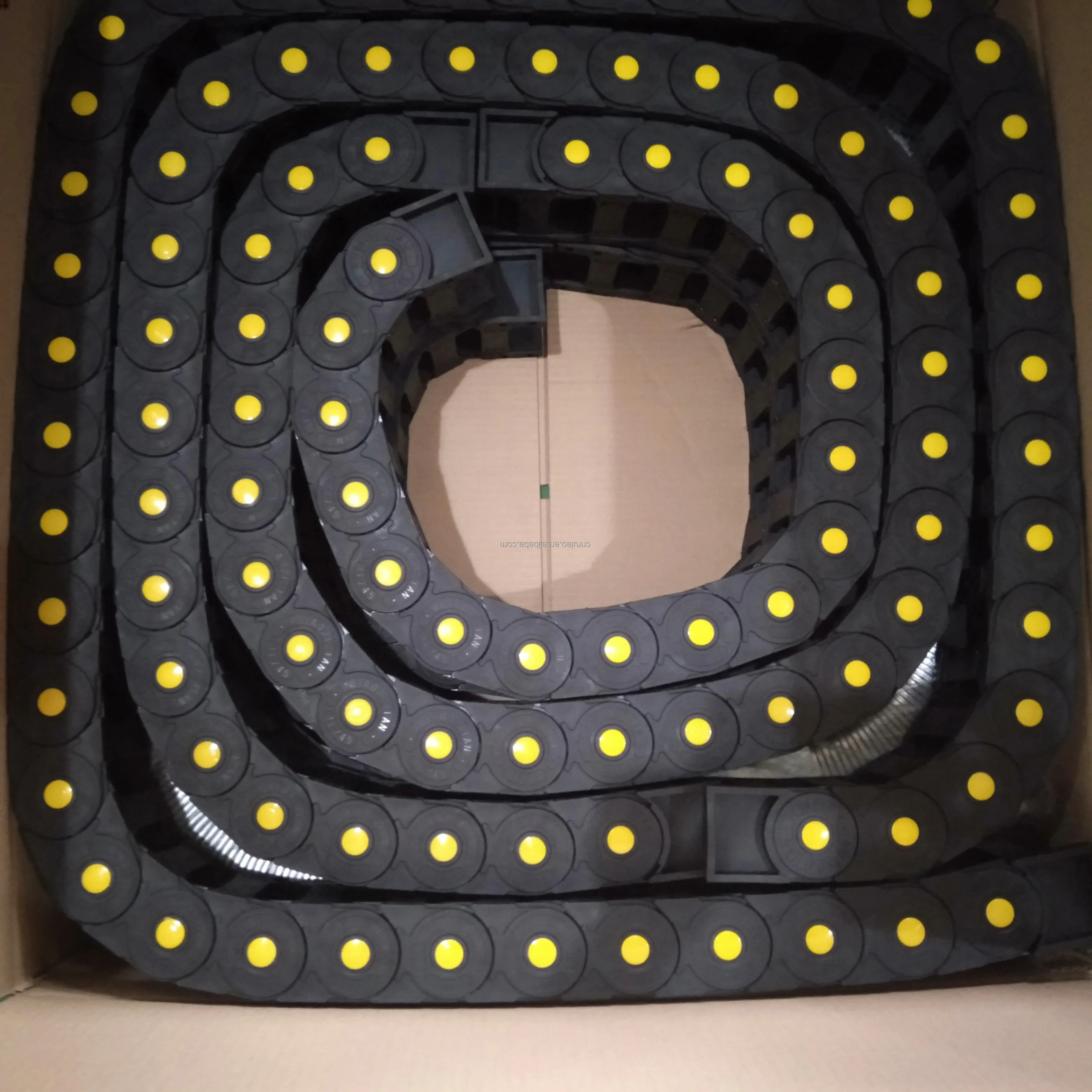 Flex chain link energy chain 25x57mm cable carrier towline for CNC